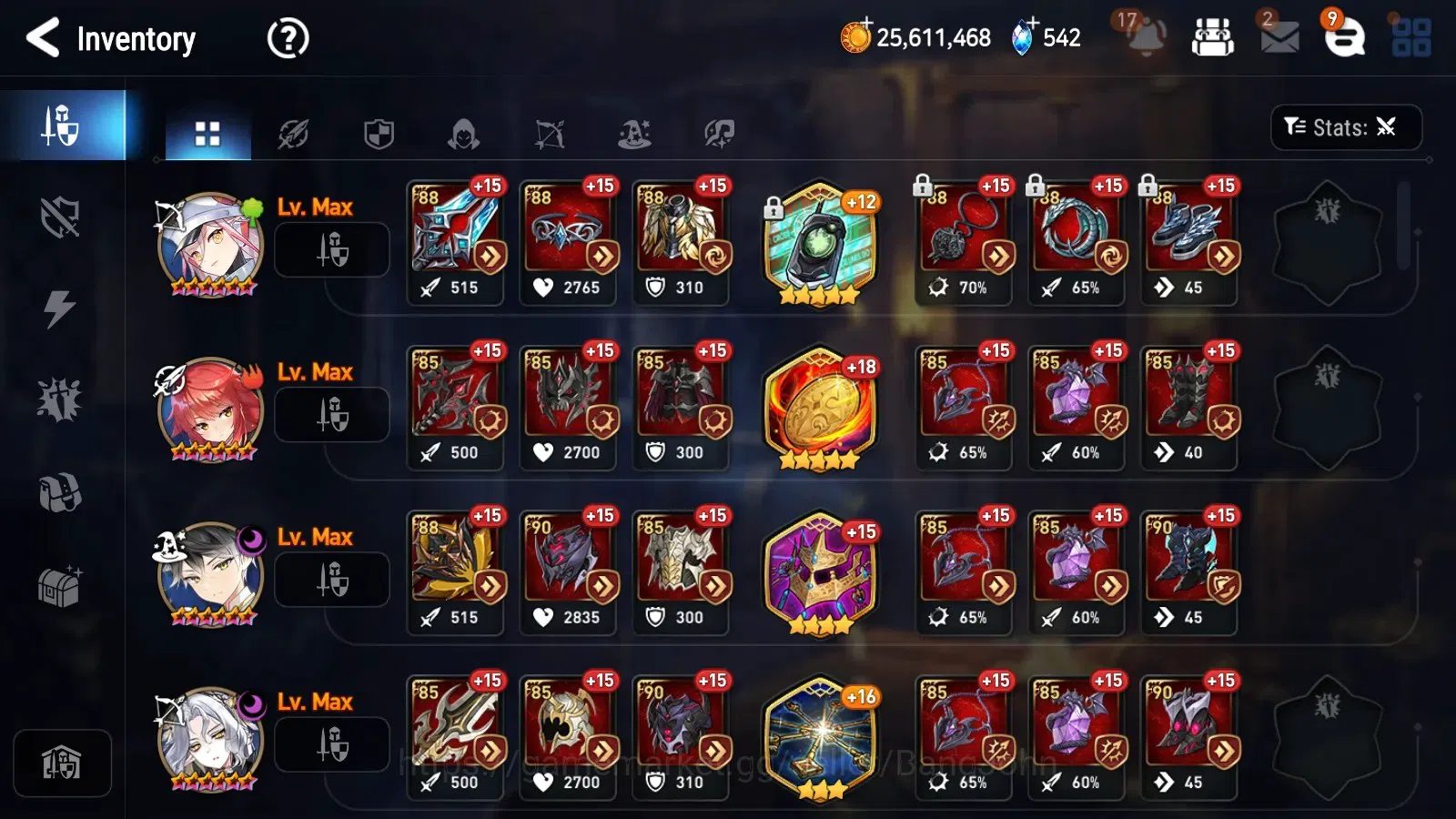 Epic Seven Accounts Global Unverif|11ML(Bos Arunka, RO Light,NM Luna,S image 6
