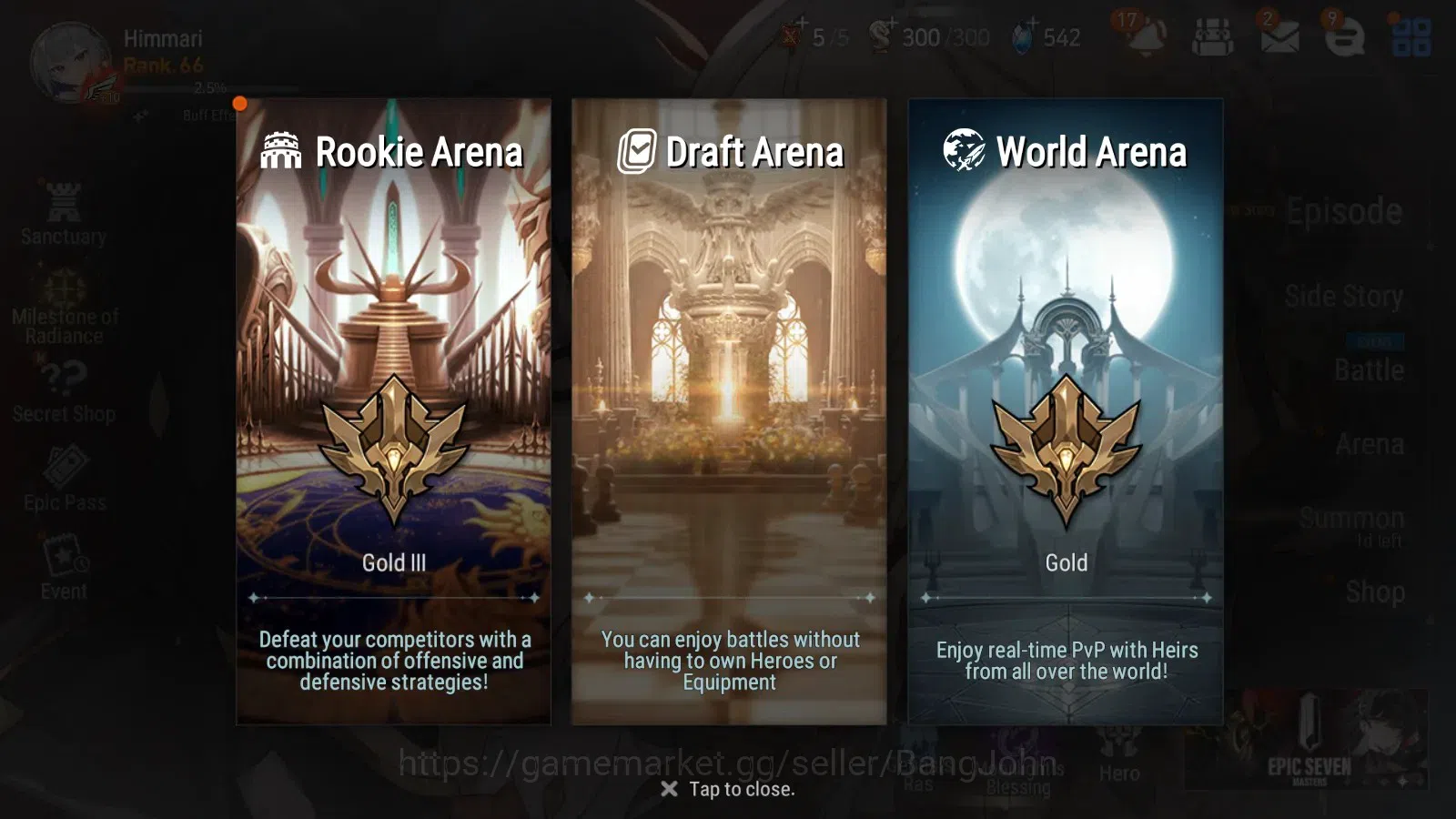 Epic Seven Accounts Global Unverif|11ML(Bos Arunka, RO Light,NM Luna,S image 7