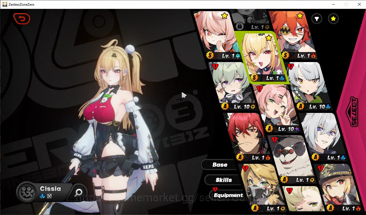 Zenless Zone Zero Accounts ASIA IK 12|Starter S1 Prologue|2 Limited [Cissia,Z image 12