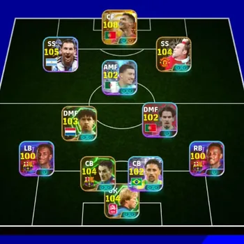 eFootball Accounts Legends & Iconic Players #4 Collective 3199+ Ronaldo X Messi X Rooney X Vitinha and antoher Best