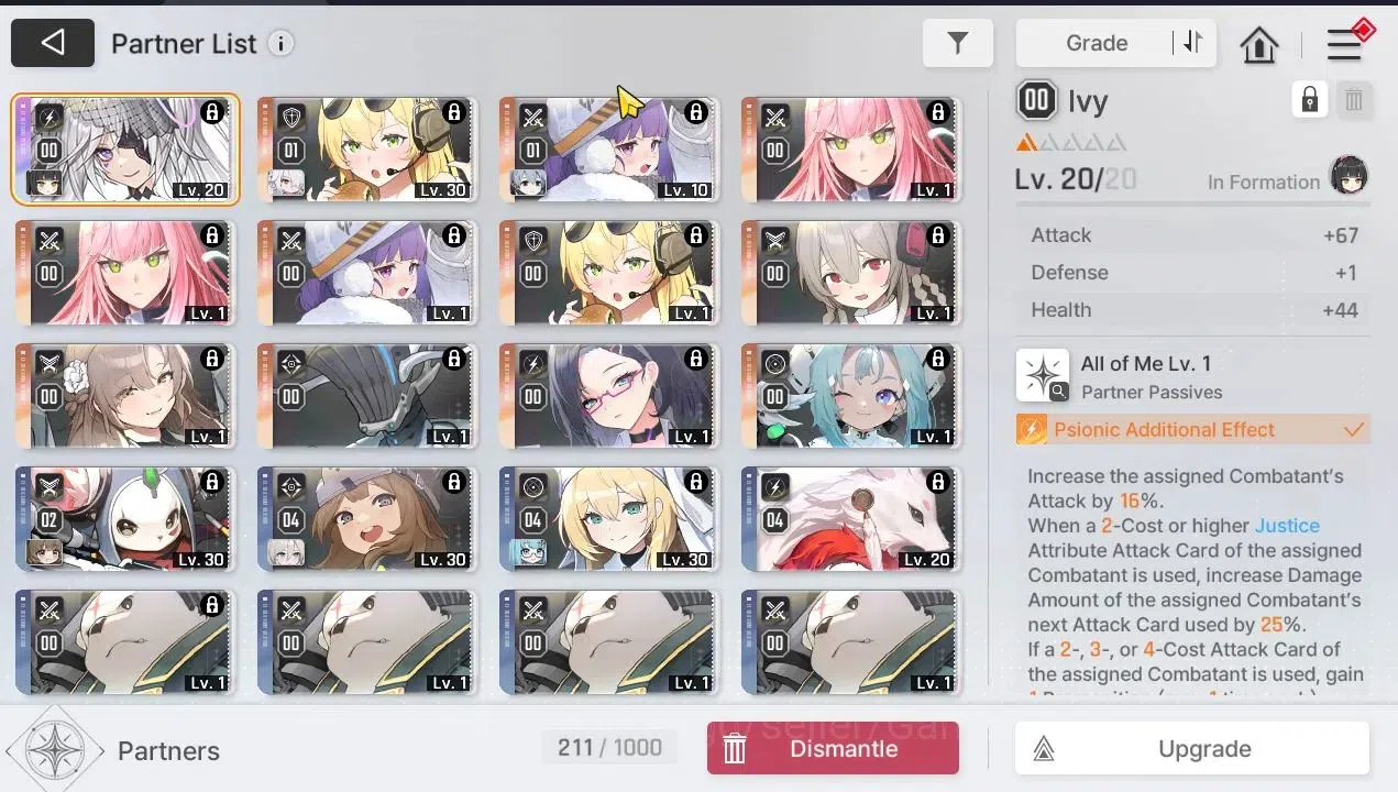Chaos Zero Nightmare Accounts GLOBAL|6 SSR[Heidemarie,Rita,Nia,Veronica,Luke,Ren image 5