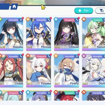 Stella Sora Accounts GLOBAL|Lv 40|11 SSR 6 Limit (Chitose,Fuyuka,ShiaT1,Otoha,Firefly,Nazuka),Minova,Nazuna,etc|14 SSR