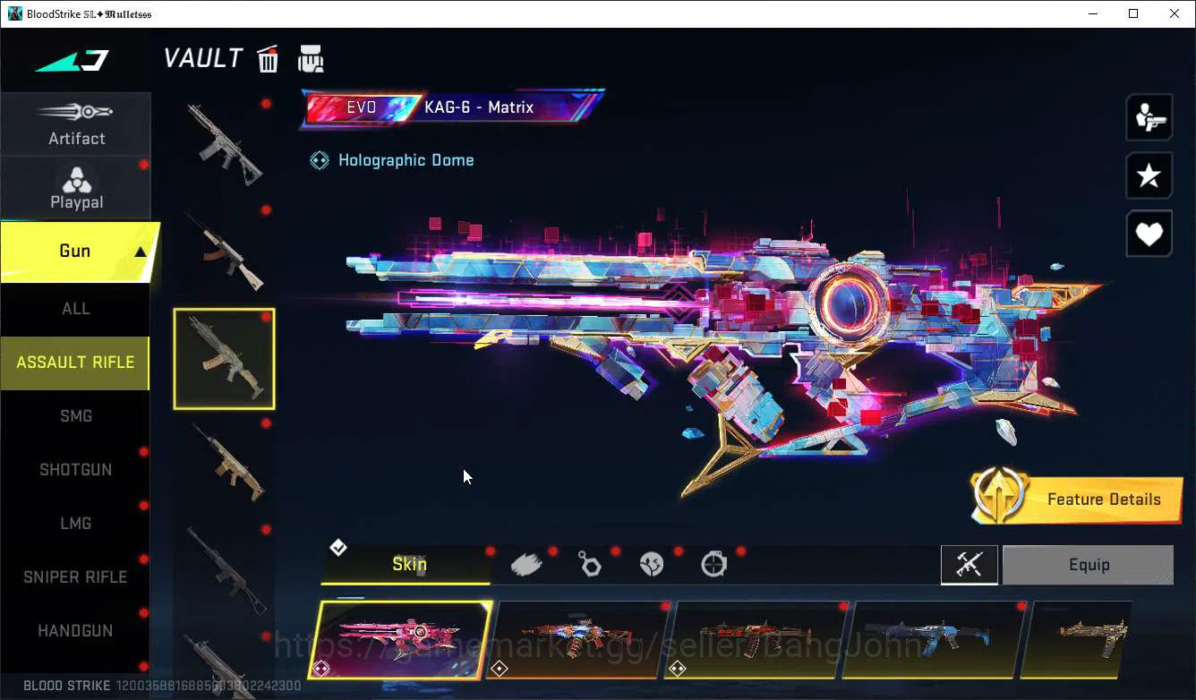 Blood Strike Accounts ASIA | EVO KAG Holographic | Eternal M4A1 , Ak47 , image 3