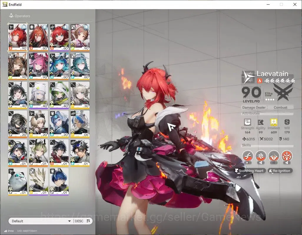 Arknights: Endfield Accounts ASIA|Lv58|8SSR(4Limited)+19(*6WEP)|(Laeva,Gilberta image 2