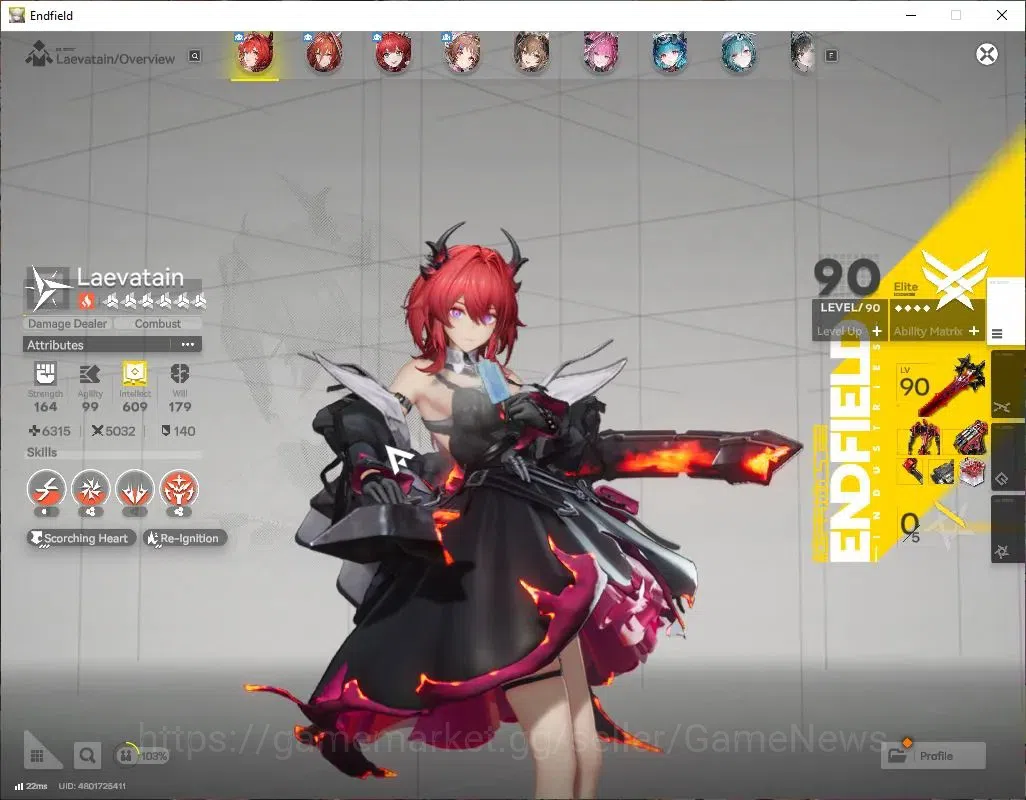 Arknights: Endfield Accounts ASIA|Lv58|8SSR(4Limited)+19(*6WEP)|(Laeva,Gilberta image 3
