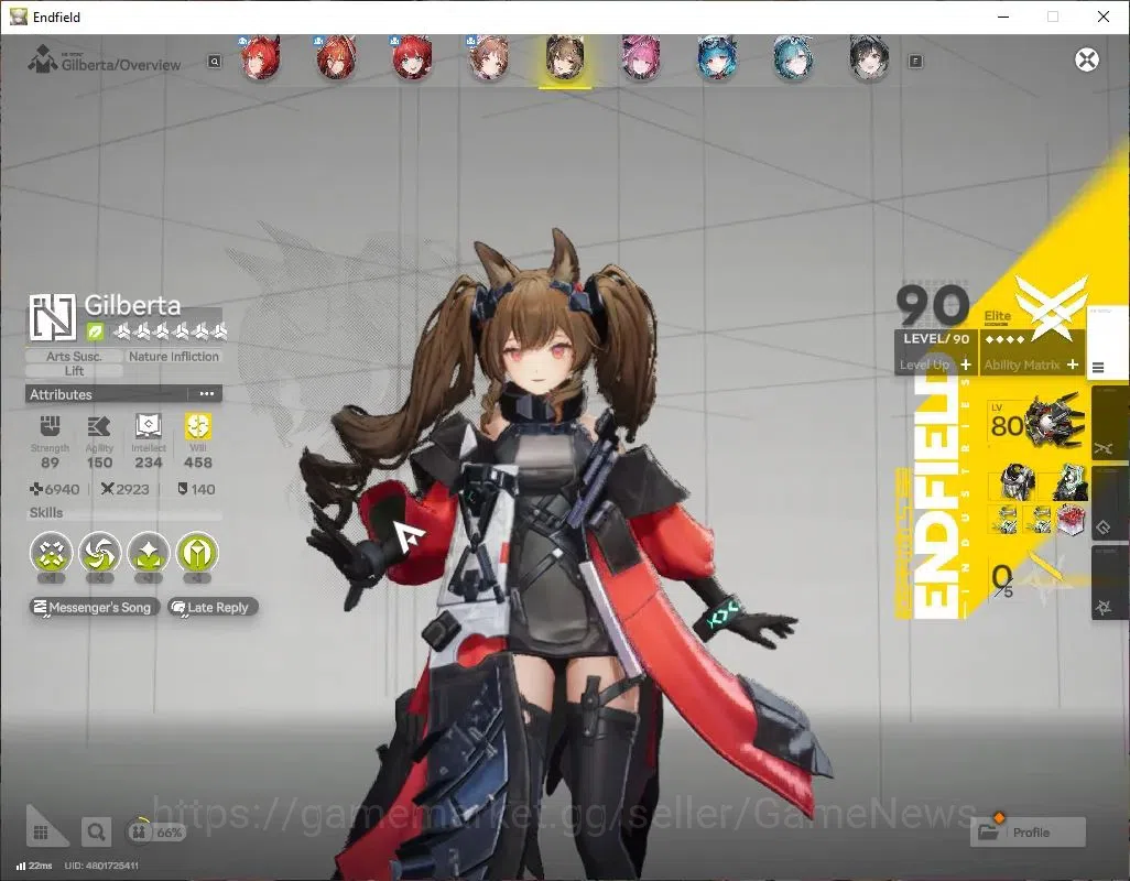 Arknights: Endfield Accounts ASIA|Lv58|8SSR(4Limited)+19(*6WEP)|(Laeva,Gilberta image 4