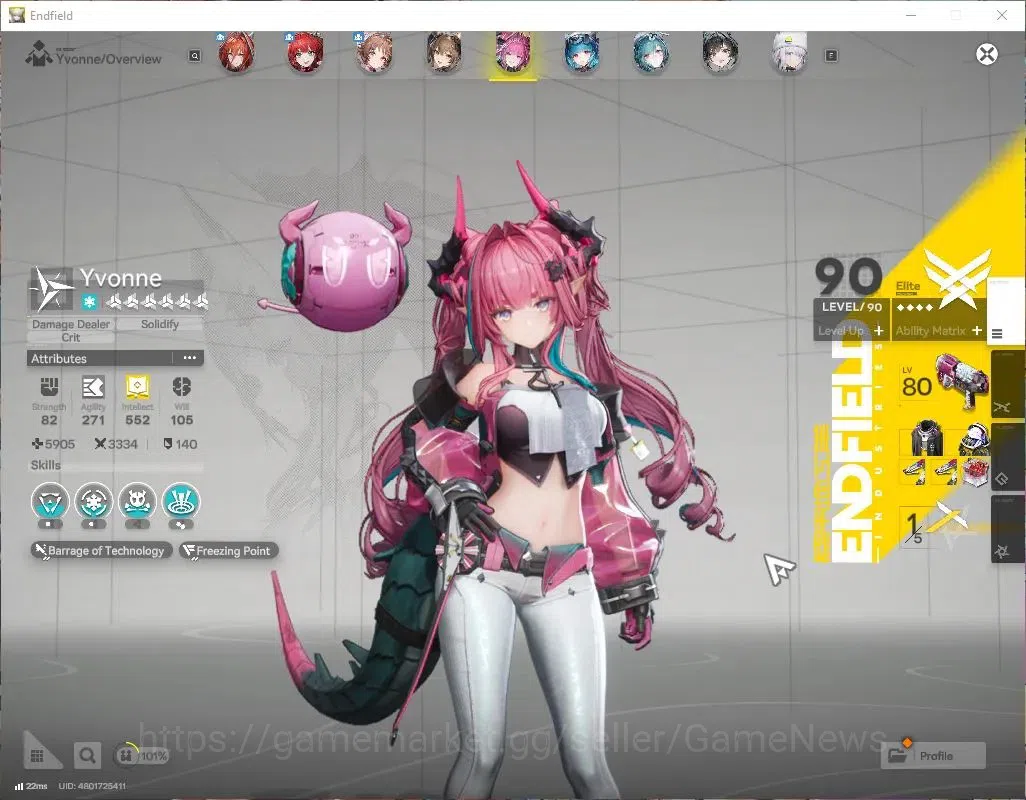 Arknights: Endfield Accounts ASIA|Lv58|8SSR(4Limited)+19(*6WEP)|(Laeva,Gilberta image 8