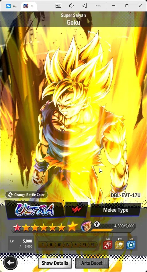 Dragon Ball Legends Accounts Android | Lvl 154|16.2M Total Power|12.8K CC|3 LR| image 11