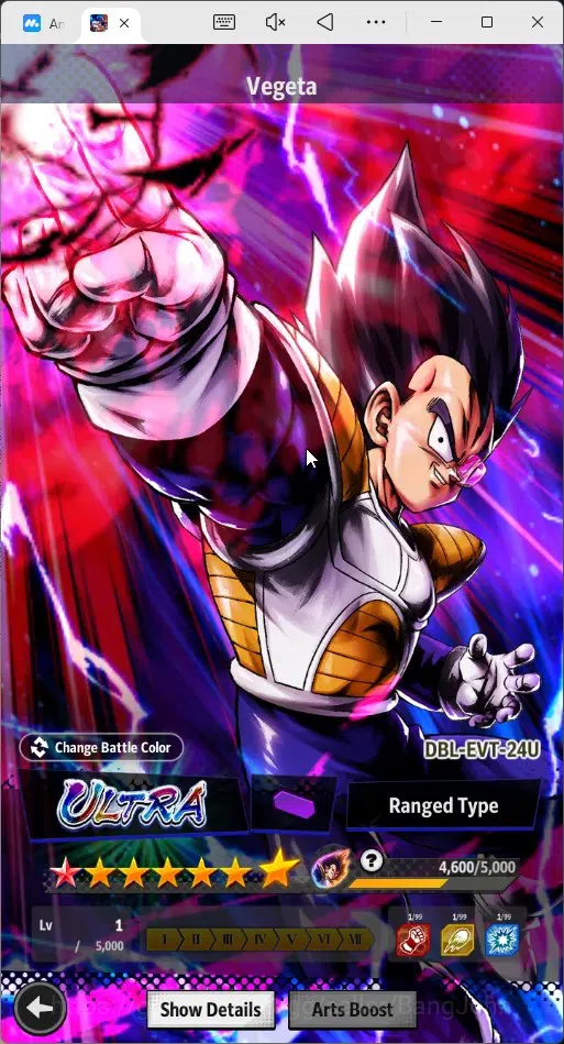 Dragon Ball Legends Accounts Android | Lvl 154|16.2M Total Power|12.8K CC|3 LR| image 12