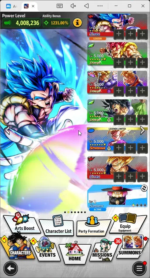 Dragon Ball Legends Accounts Android | Lvl 154|16.2M Total Power|12.8K CC|3 LR| image 16