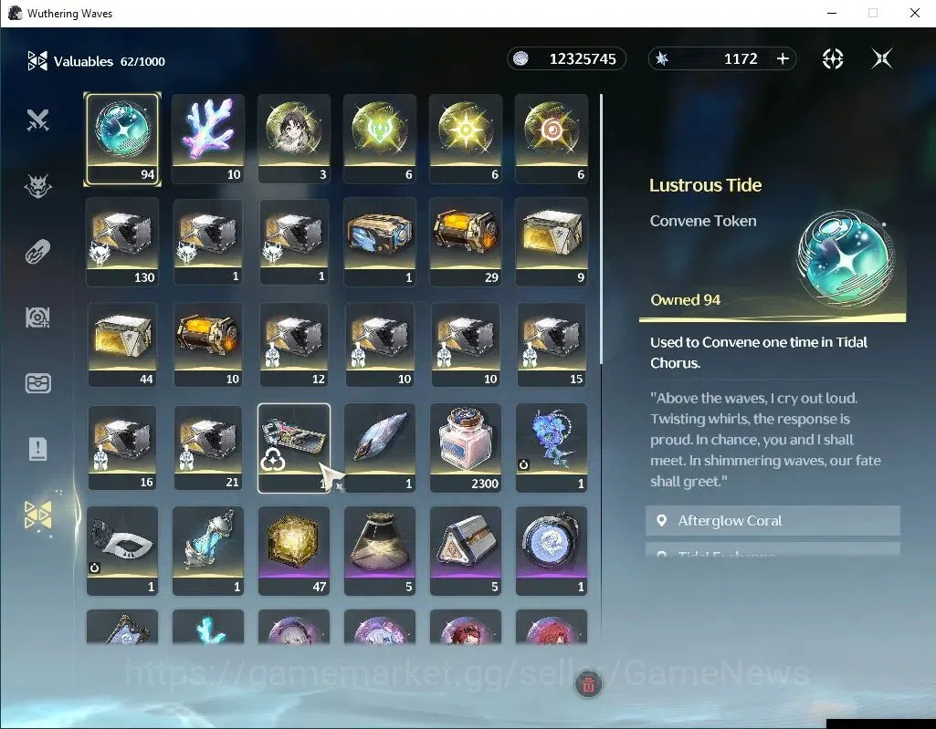 Wuthering Waves Accounts SEA | UL 49 | 1,1K Astrite,94 Lustrous Tide | 1 Li image 9
