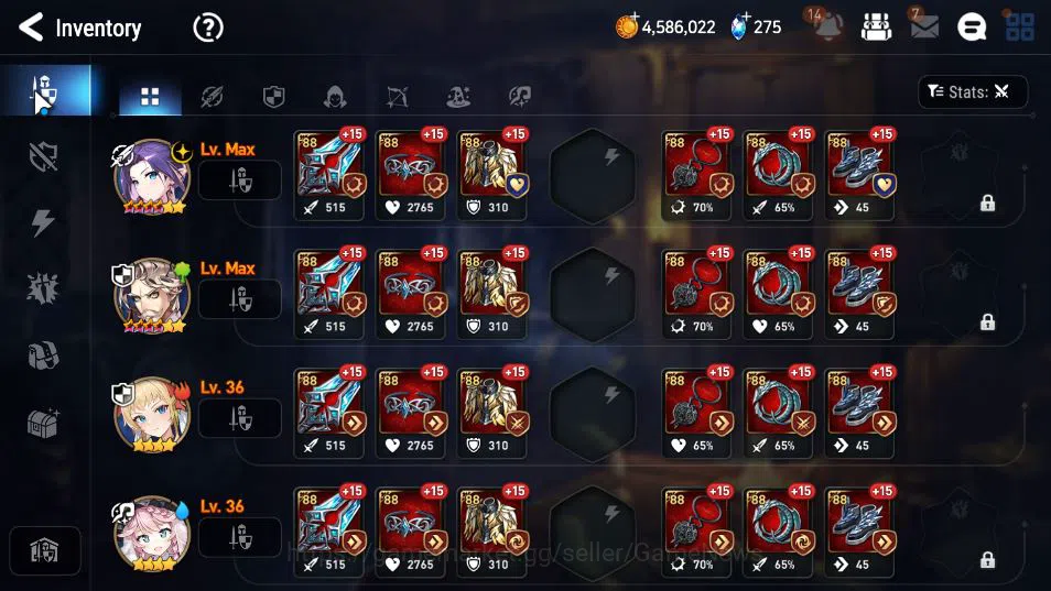 Epic Seven Accounts GLOBAL Unverif|New Era|2 ML(LOTScales,Operator Sig image 11