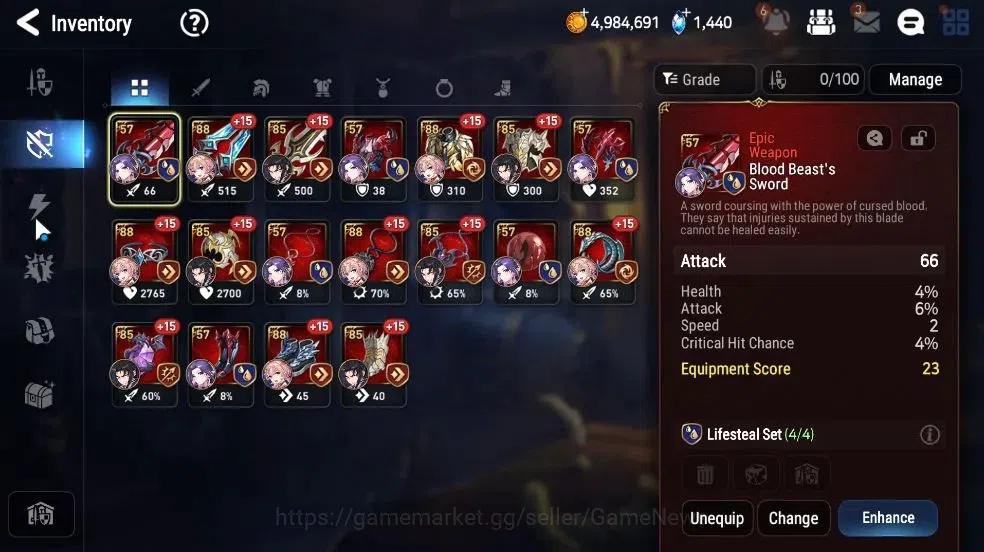Epic Seven Accounts GLOBAL Unverif|New Era|2 ML(Rhiana & Luciel,Maid C image 16