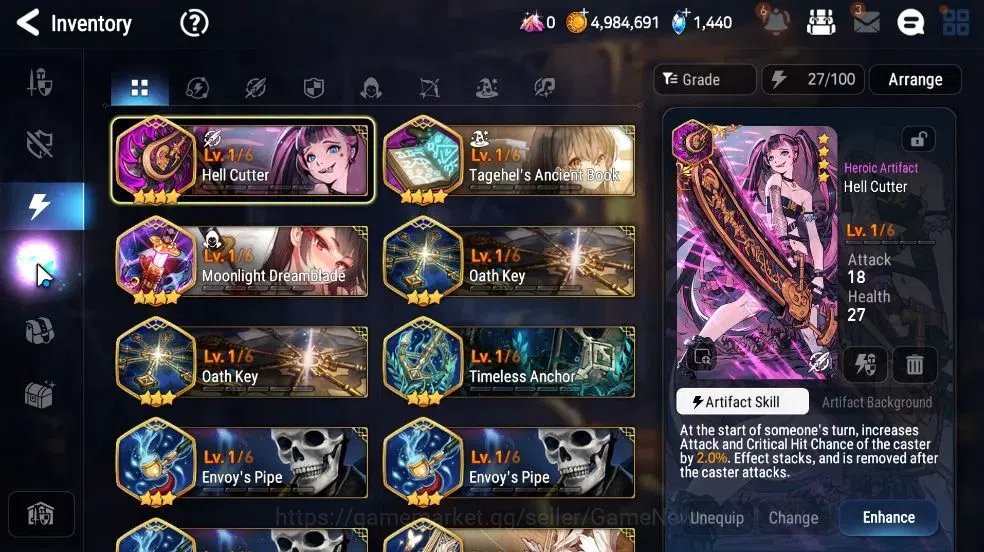 Epic Seven Accounts GLOBAL Unverif|New Era|2 ML(Rhiana & Luciel,Maid C image 17