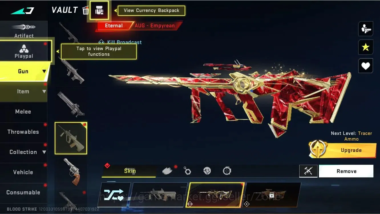 Blood Strike Accounts Others ASIA|1 ETERNAL: AUG - Empyrean|2 LEGENDARY GUNS|1 ULTRA LOOT CRATE|L3|BR Bronze III|SF Bronze 2