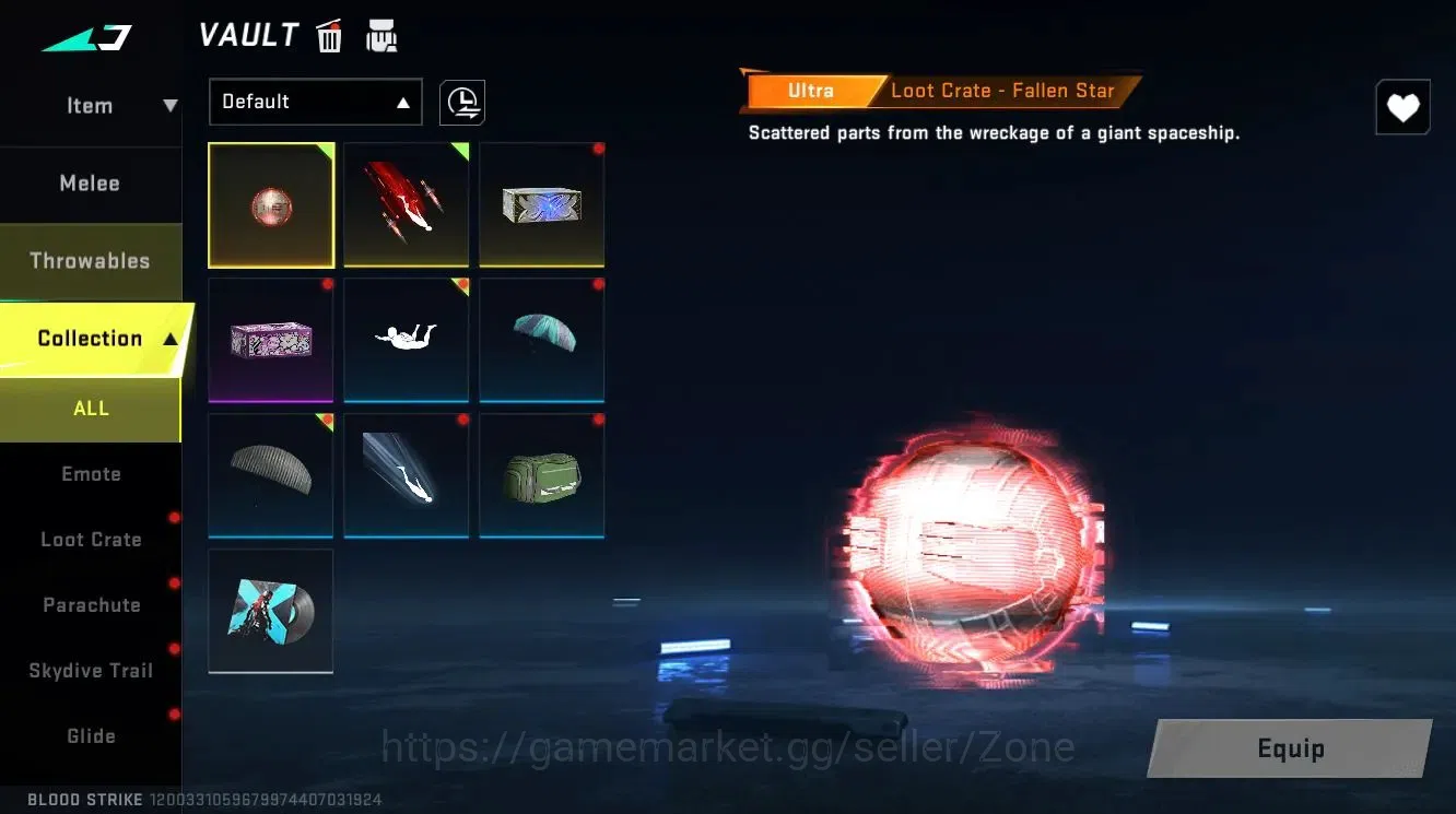 Blood Strike Accounts Others ASIA|1 ETERNAL: AUG - Empyrean|2 LEGENDARY GUNS|1 ULTRA LOOT CRATE|L3|BR Bronze III|SF Bronze 6