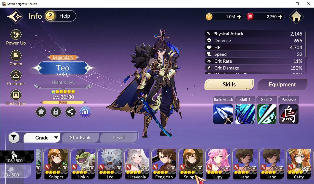 Seven Knights Re:Birth Accounts [Re:BIRTH] | Global |8 Legendary+Ruby 2K (TeoTc1,M image 14