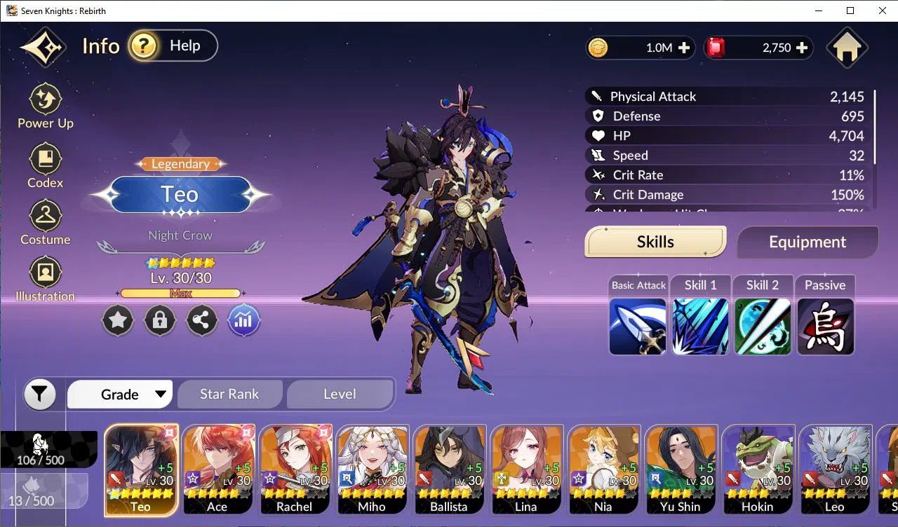 Seven Knights Re:Birth Accounts [Re:BIRTH] | Global |8 Legendary+Ruby 2K (TeoTc1,M image 15