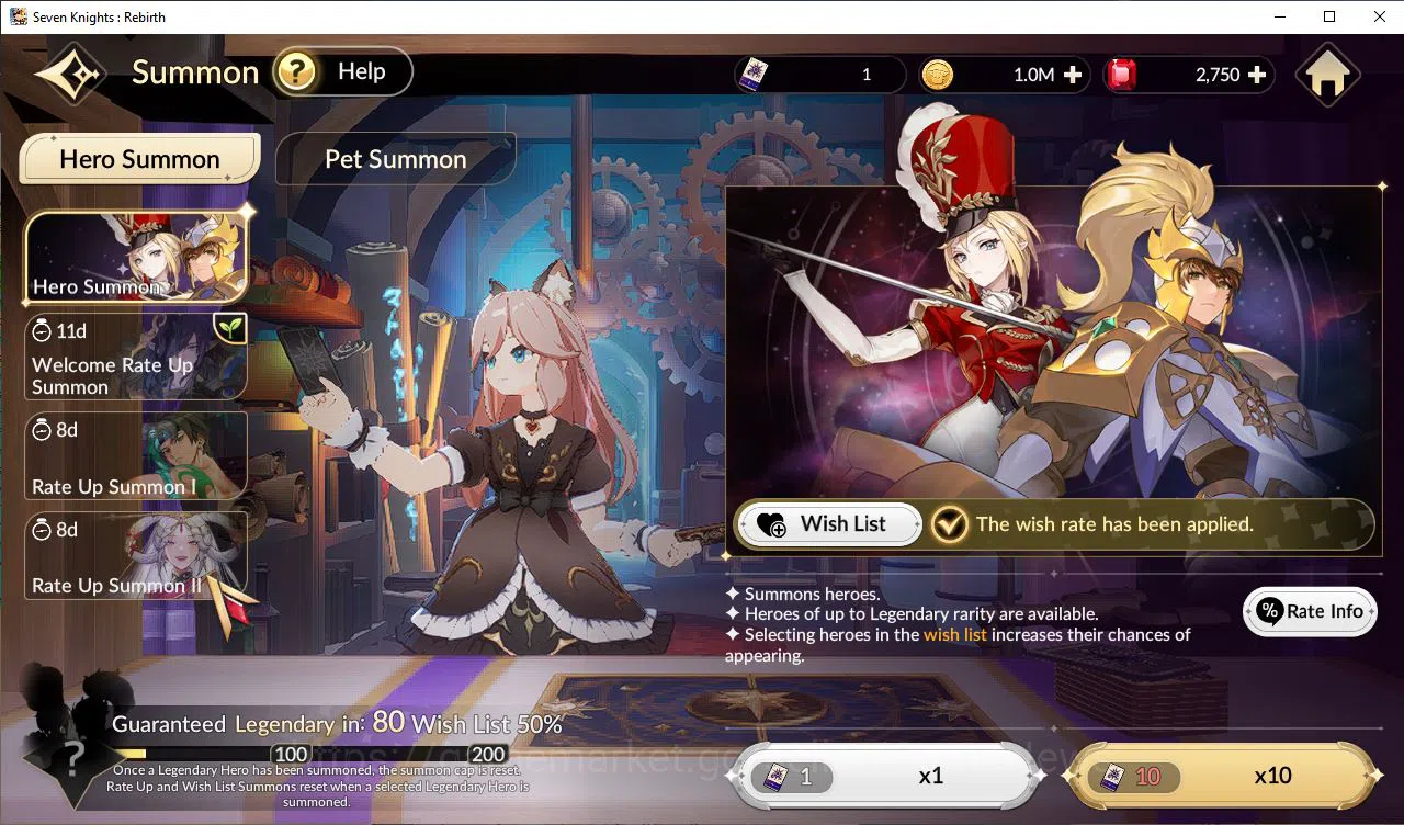 Seven Knights Re:Birth Accounts [Re:BIRTH] | Global |8 Legendary+Ruby 2K (TeoTc1,M image 3