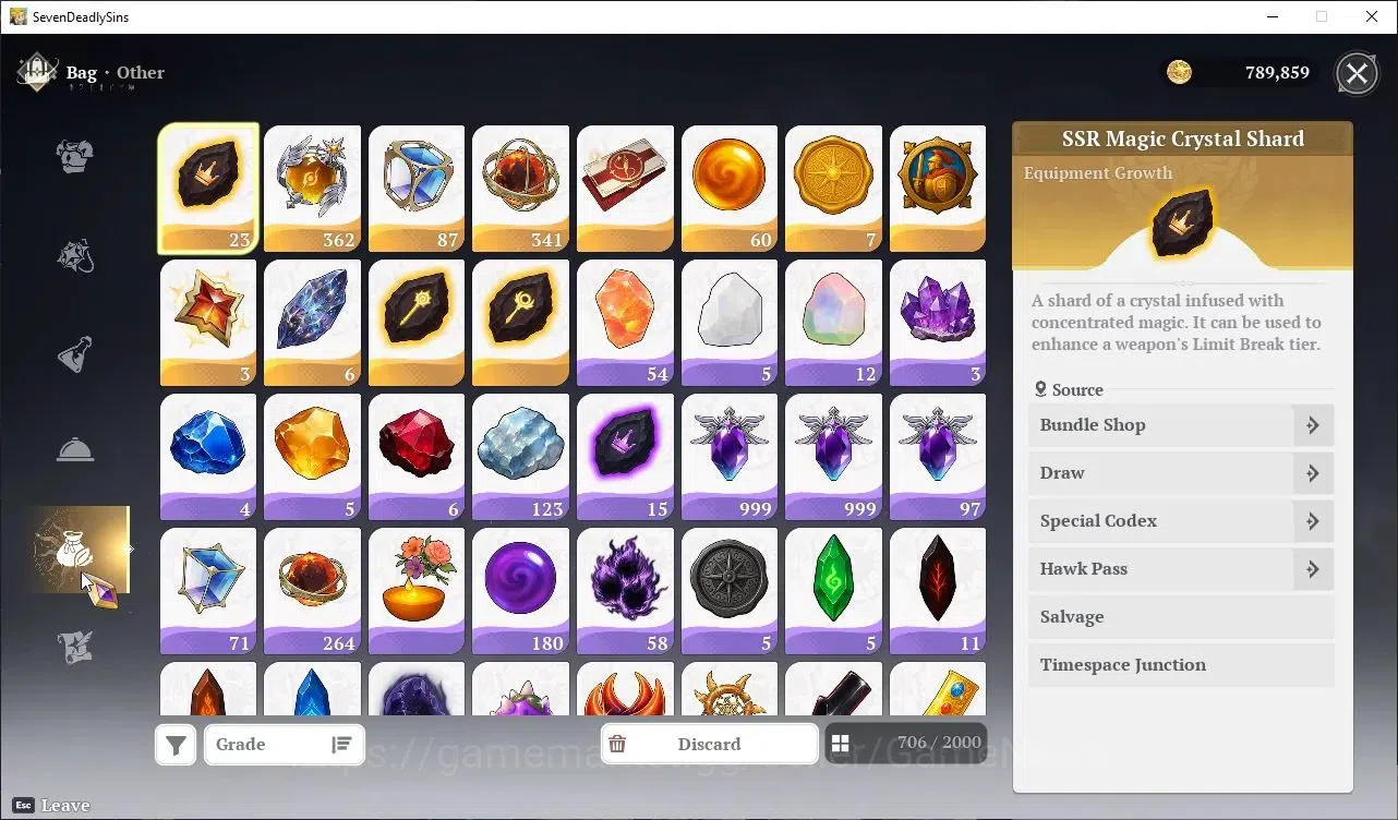 The Seven Deadly Sins: Origin Accounts SEA|Lvl 40|6 SSR|EscanorP5,MeliodasP4,GuilaP5,Mann image 15