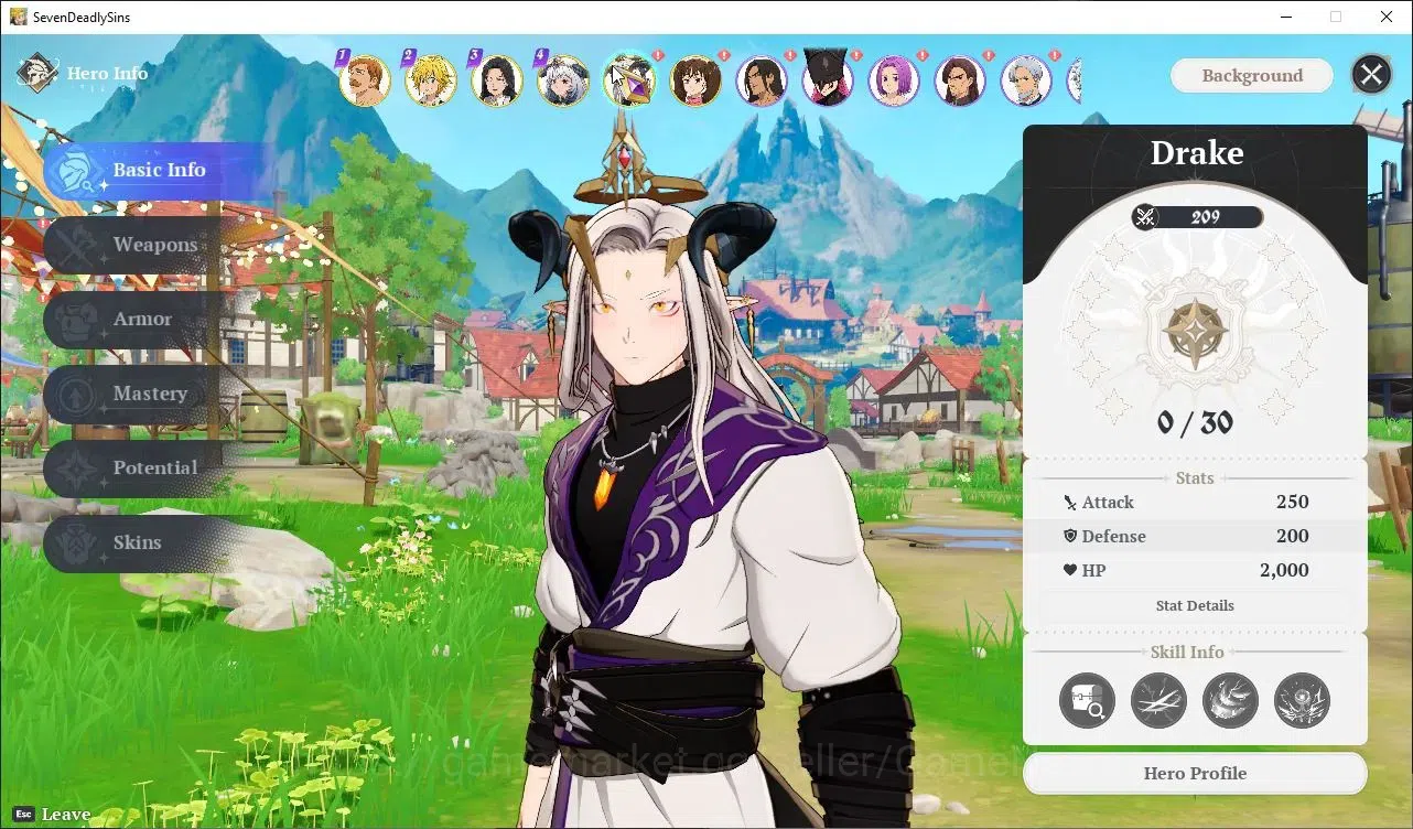 The Seven Deadly Sins: Origin Accounts SEA|Lvl 40|6 SSR|EscanorP5,MeliodasP4,GuilaP5,Mann image 6