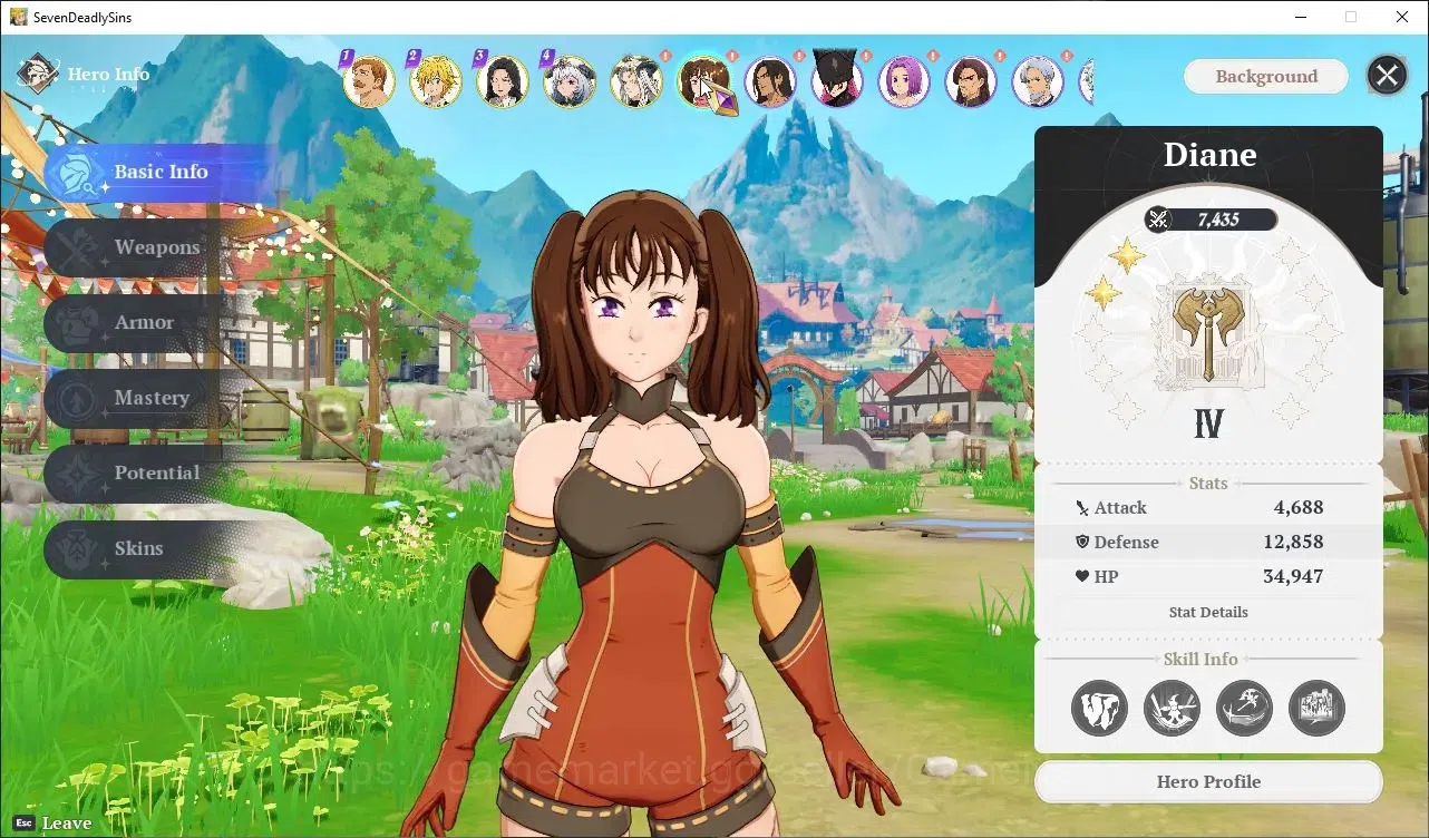 The Seven Deadly Sins: Origin Accounts SEA|Lvl 40|6 SSR|EscanorP5,MeliodasP4,GuilaP5,Mann image 7