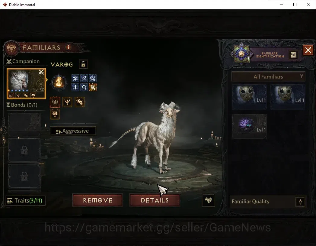 Diablo Immortal Accounts High-End EU - Aranoch|CS ON|Lv 60 (772)|Druid|CR 42k|Reso 600|Paragon Vanquisher|Inferno V|3 12