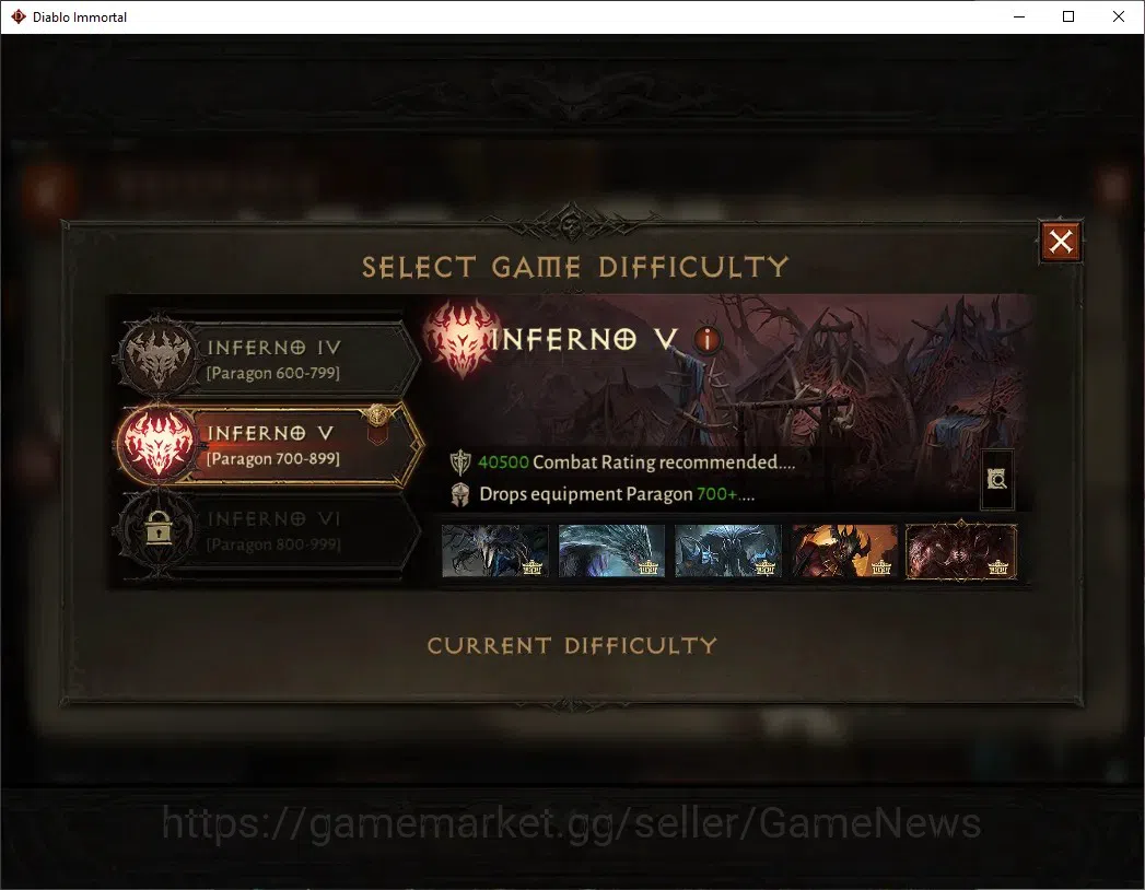 Diablo Immortal Accounts High-End EU - Aranoch|CS ON|Lv 60 (772)|Druid|CR 42k|Reso 600|Paragon Vanquisher|Inferno V|3 13