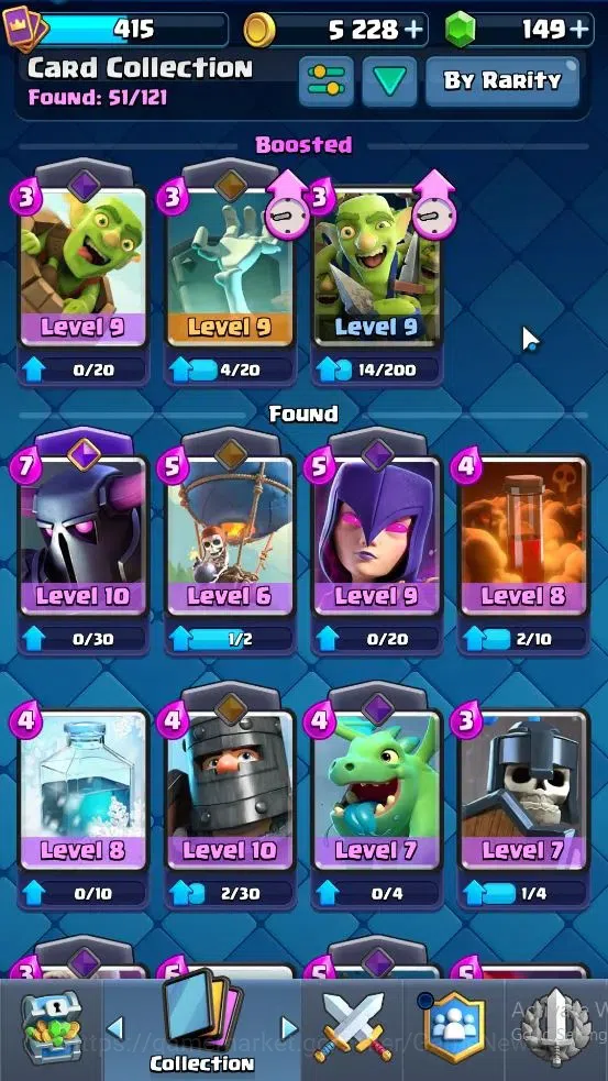 Clash Royale Accounts Lv 415|Trophy 3026|KTL 9|Card 51/121|1 Hero 5 EVO image 12