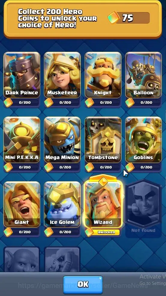 Clash Royale Accounts Lv 415|Trophy 3026|KTL 9|Card 51/121|1 Hero 5 EVO image 6
