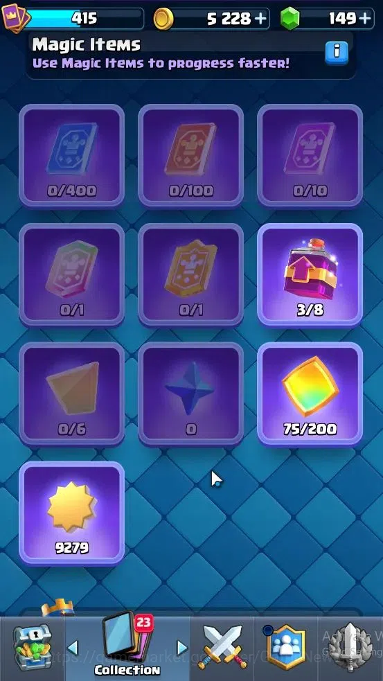 Clash Royale Accounts Lv 415|Trophy 3026|KTL 9|Card 51/121|1 Hero 5 EVO image 7