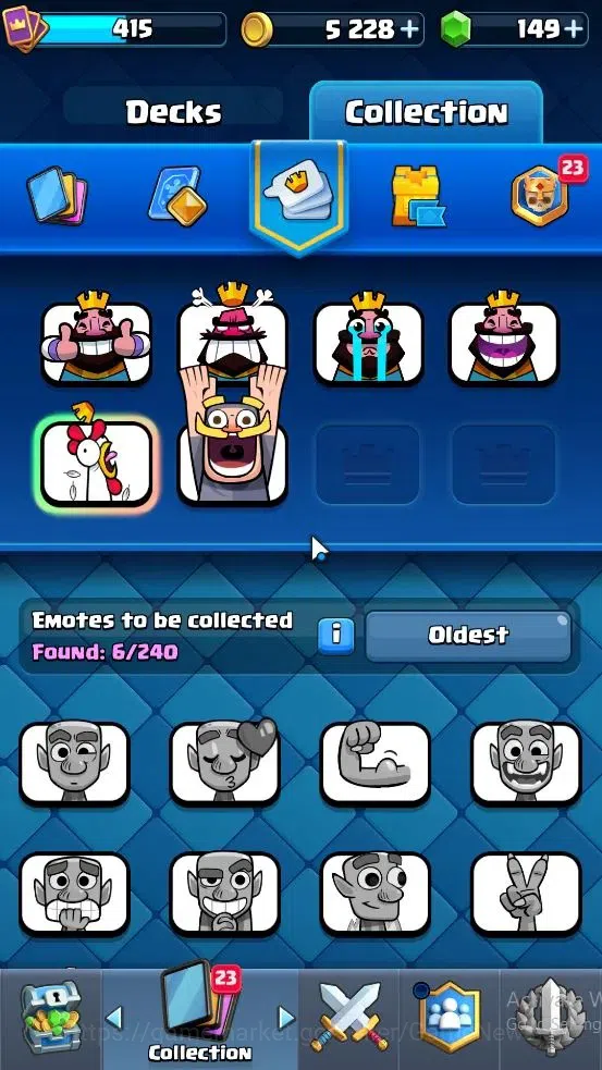 Clash Royale Accounts Lv 415|Trophy 3026|KTL 9|Card 51/121|1 Hero 5 EVO image 8