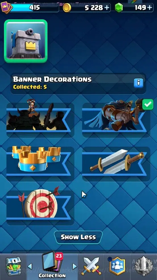 Clash Royale Accounts Lv 415|Trophy 3026|KTL 9|Card 51/121|1 Hero 5 EVO image 9