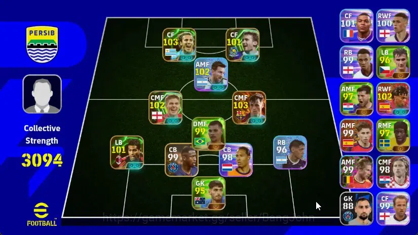 eFootball Accounts Mobile|PW 3094|Pedri BigT'25,Diego Forlan Epic,Ste image 1