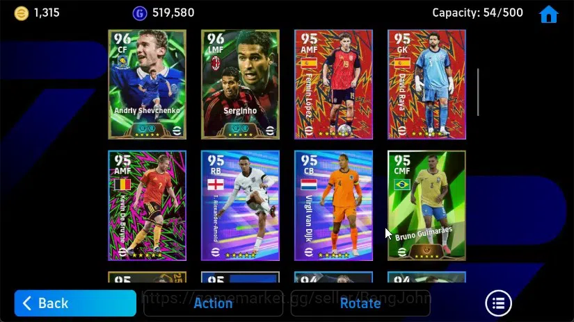 eFootball Accounts Mobile|PW 3094|Pedri BigT'25,Diego Forlan Epic,Ste image 5