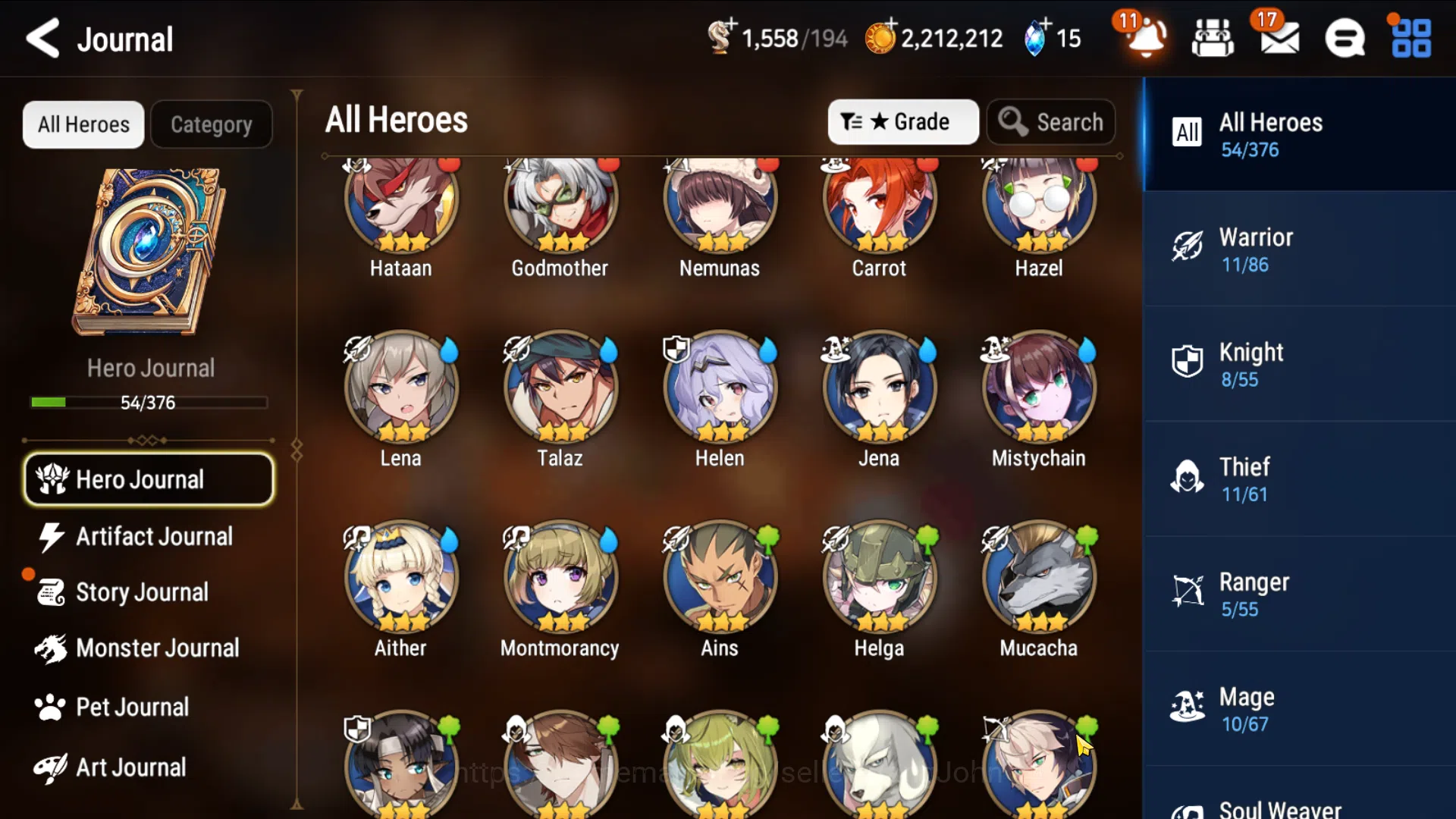 Epic Seven Accounts Others Global Unverif|2ML(Spirit Eye Celine, Requiem Roana)Collab Stark|PoH+Bless ON|Stigma 7,7K|Check 9