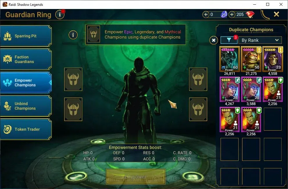 Raid: Shadow Legends Accounts Lv37 602 Power|1 Mythic[Kurosa]+11 Legendary(McAng image 7