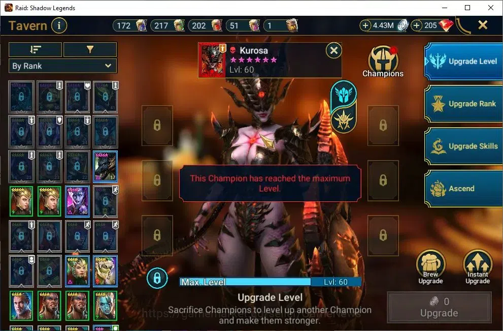 Raid: Shadow Legends Accounts Lv37 602 Power|1 Mythic[Kurosa]+11 Legendary(McAng image 9