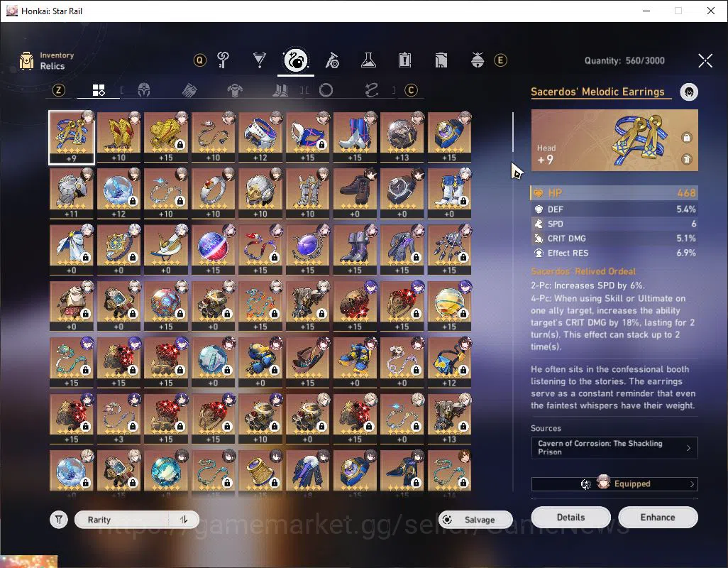 Honkai Star Rail Accounts Mid Game Asia|TL 70|13 Limited|TheHerta,Acheron+Sign 8