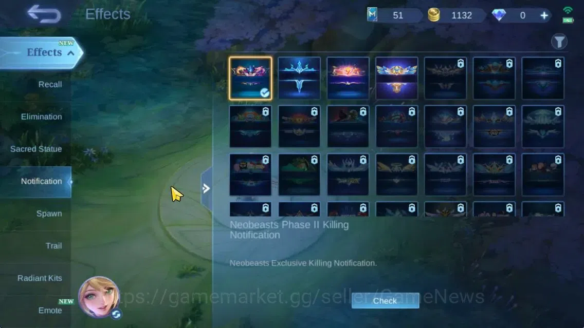 Mobile Legends: Bang Bang Accounts Hero 64|Skin 88|LightBorn Granger,Myst(Lesley,Silv image 14