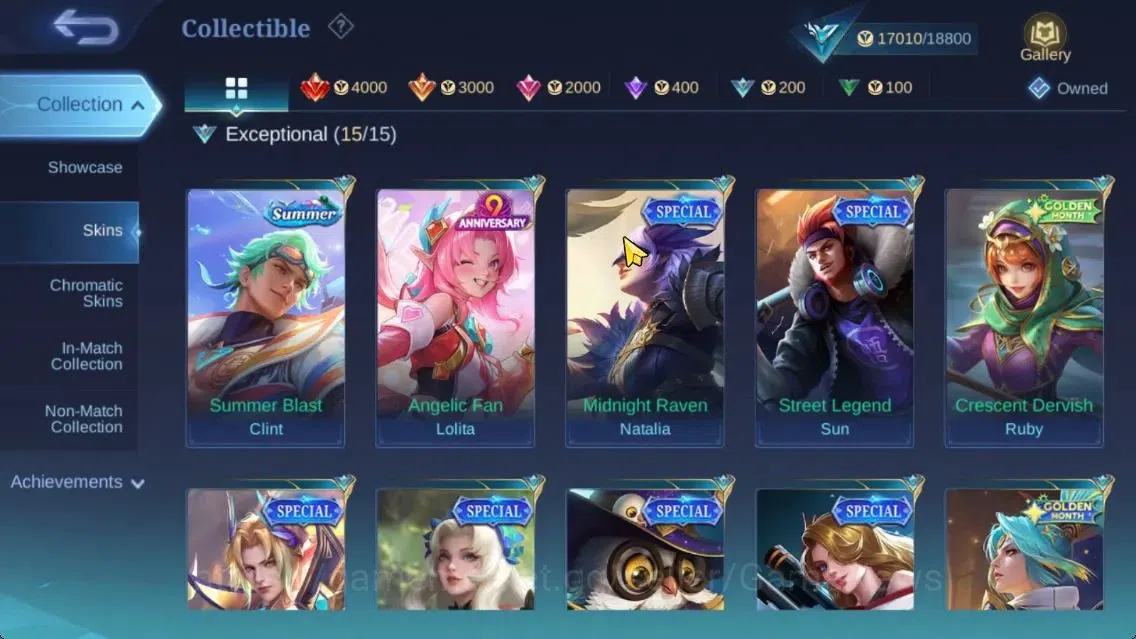 Mobile Legends: Bang Bang Accounts Hero 64|Skin 88|LightBorn Granger,Myst(Lesley,Silv image 8