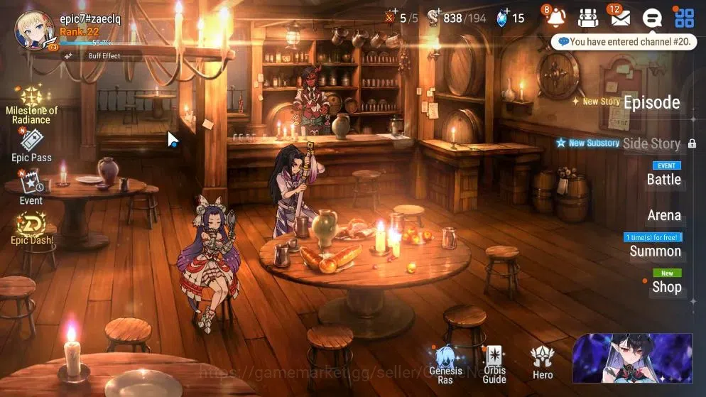 Epic Seven Accounts Starter Global UnVerif|New Era|2 ML(Tidal Rift Elvira,LR Krau)+Alencia,Landy,Tenebria,etc|310 MM+4,1k 1