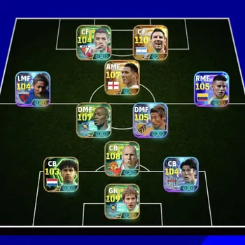 eFootball Accounts Meta Player 3246 Collective Strength | Big Time Messi & Bellingham | High-End Meta Squad