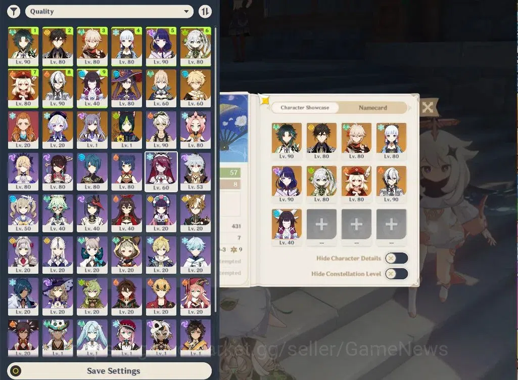 Genshin Impact Accounts ASIA|AR57|9Limited+1(*5Weapon)|Xiao,Zhongli,Kazuha image 2