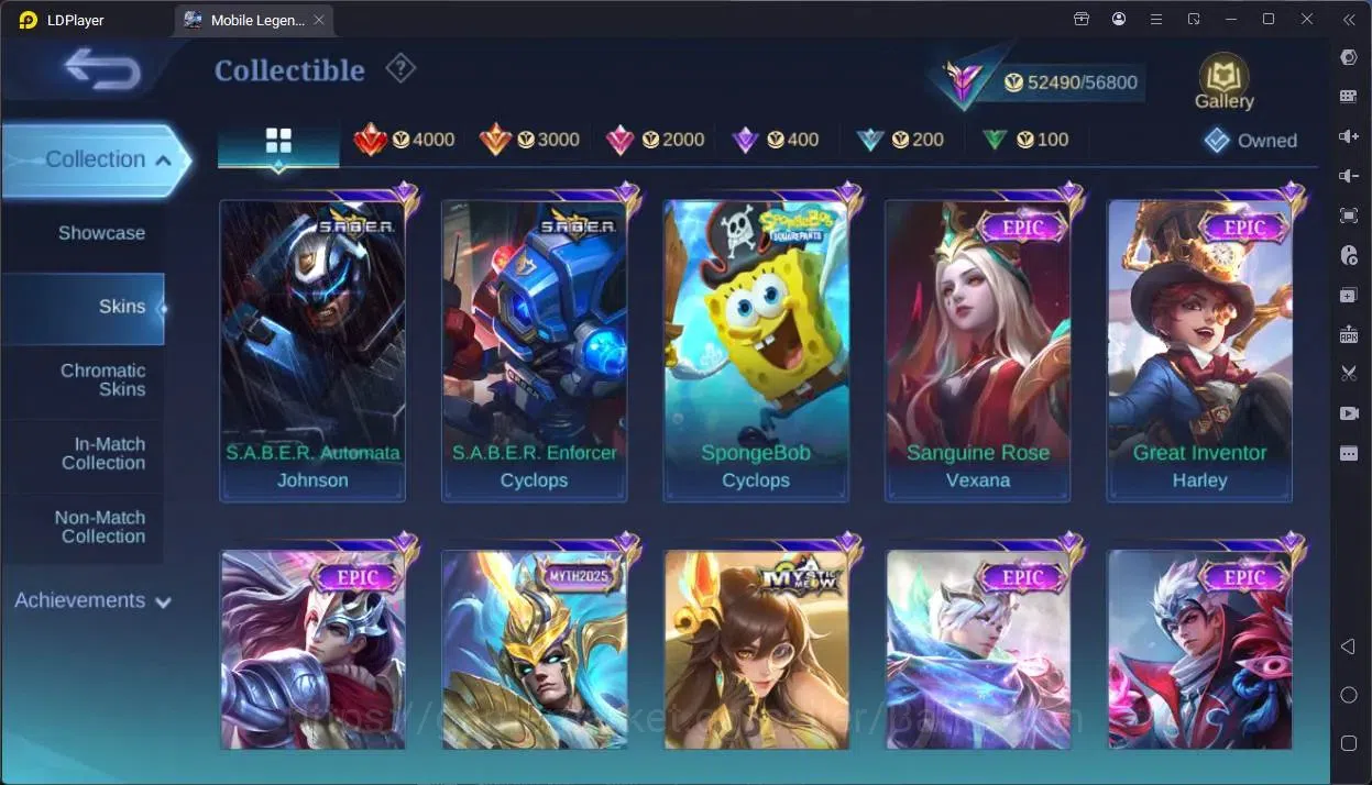 Mobile Legends: Bang Bang Accounts Global|Hero 119|Skin 229|Renowned|Luckybox Selena, image 10