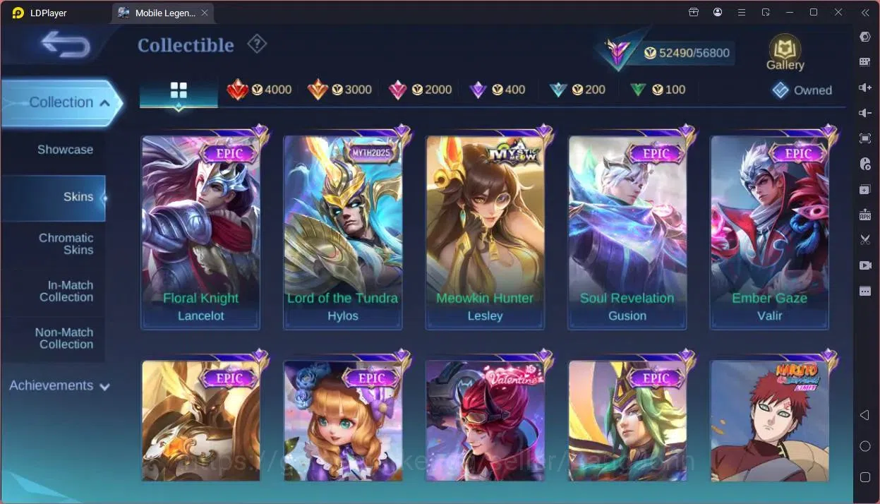 Mobile Legends: Bang Bang Accounts Global|Hero 119|Skin 229|Renowned|Luckybox Selena, image 11