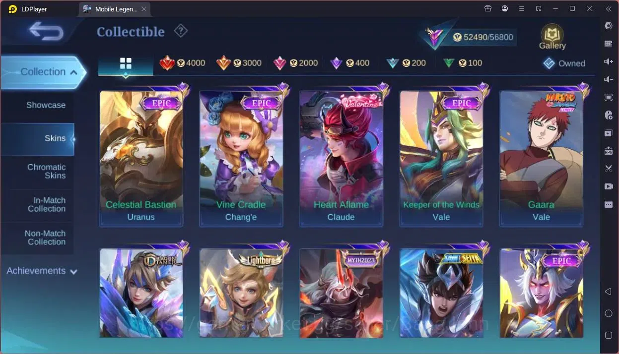 Mobile Legends: Bang Bang Accounts Global|Hero 119|Skin 229|Renowned|Luckybox Selena, image 12