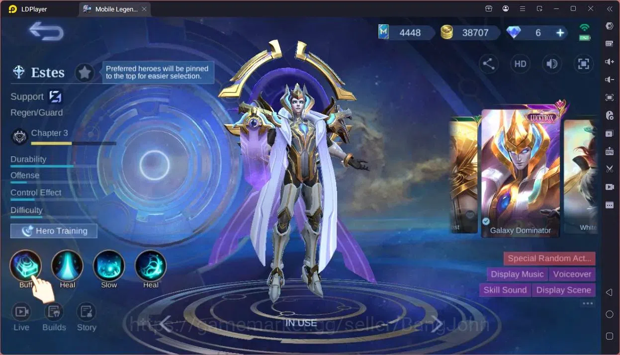 Mobile Legends: Bang Bang Accounts Global|Hero 119|Skin 229|Renowned|Luckybox Selena, image 20