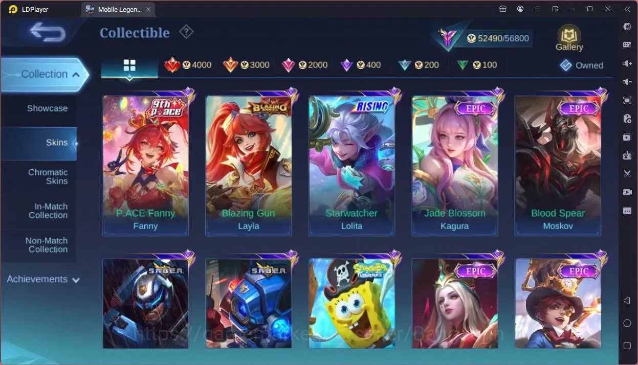 Mobile Legends: Bang Bang Accounts Global|Hero 119|Skin 229|Renowned|Luckybox Selena, image 9