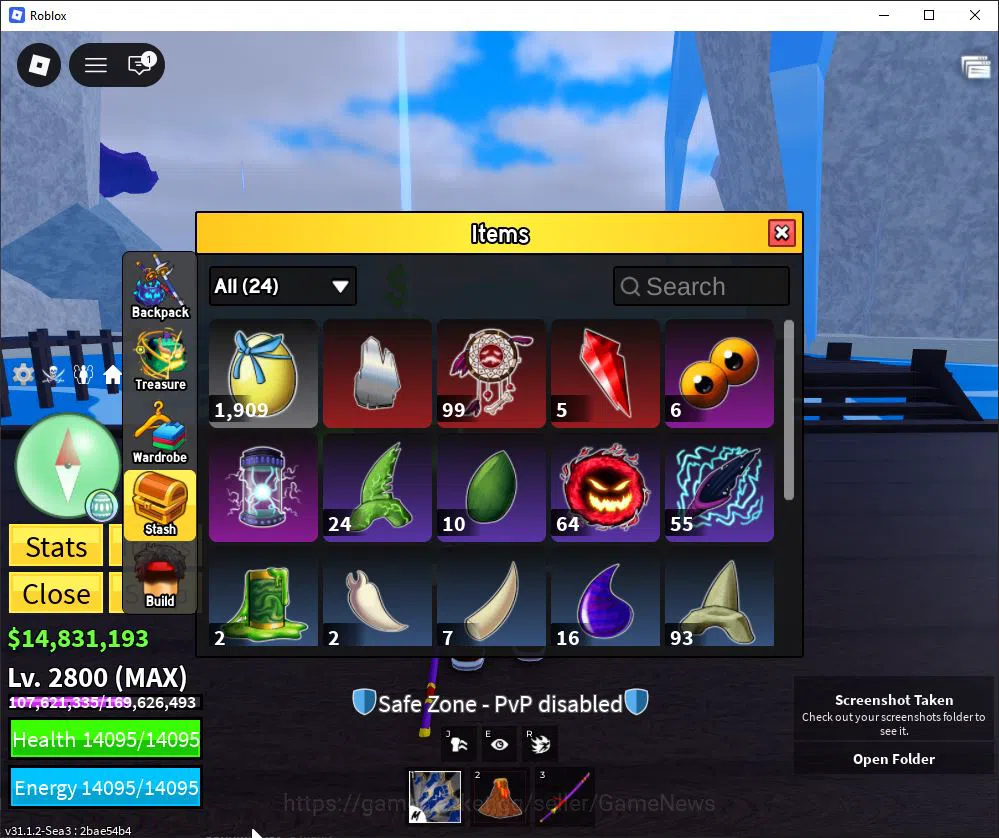 Roblox Accounts Blox Fruit |Lv Max + Magma, GodHuman |14M Beli 37K Frag| 2 Myth Weap 5 Legend Fruit |Human V1|Unverif(RBL950) 7